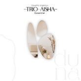 Conjunto de 3 Espelhos Orgânicos Aisha Essential